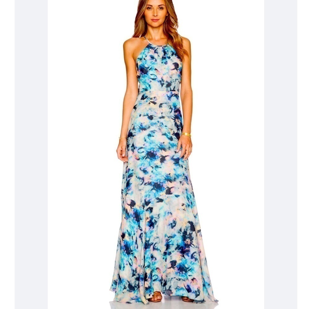 PARKER Revolve Grady Maxi Dress in Floreale watercolor boho dress size S